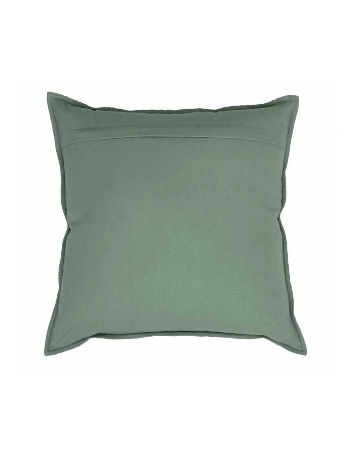 Elise Fancy Slub Cushion with Polyester Filling 50x50cm Forest Green image 3