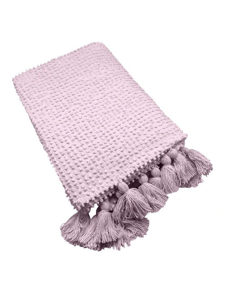 Luna Throw 130x170x1cm Soft Orchid image 1