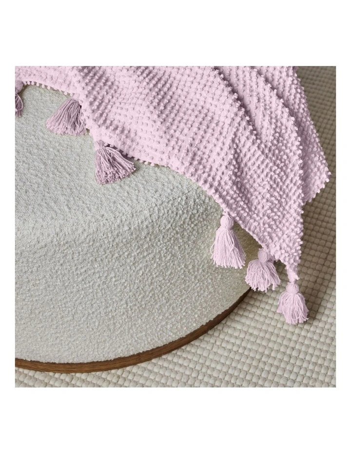 Luna Throw 130x170x1cm Soft Orchid image 4