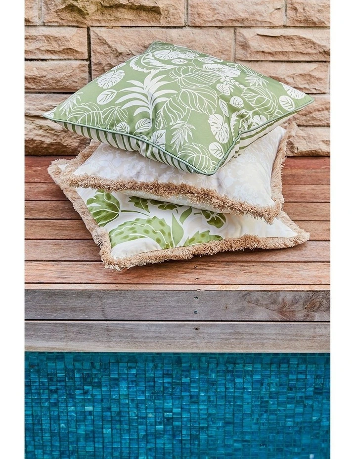 Tiana Outdoor Cushion 50x50x12cm Olive Multi image 5