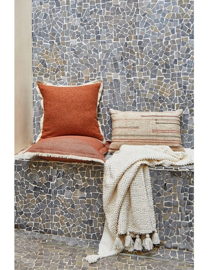 Makena Cushion 35x55x0.7cm Natural & Brown Multi image 2