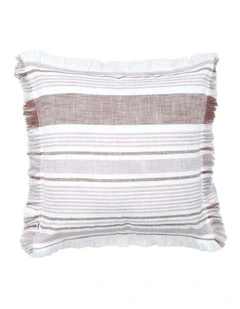Granada Slub Cushion with Polyester Filling 50x50cm Rust