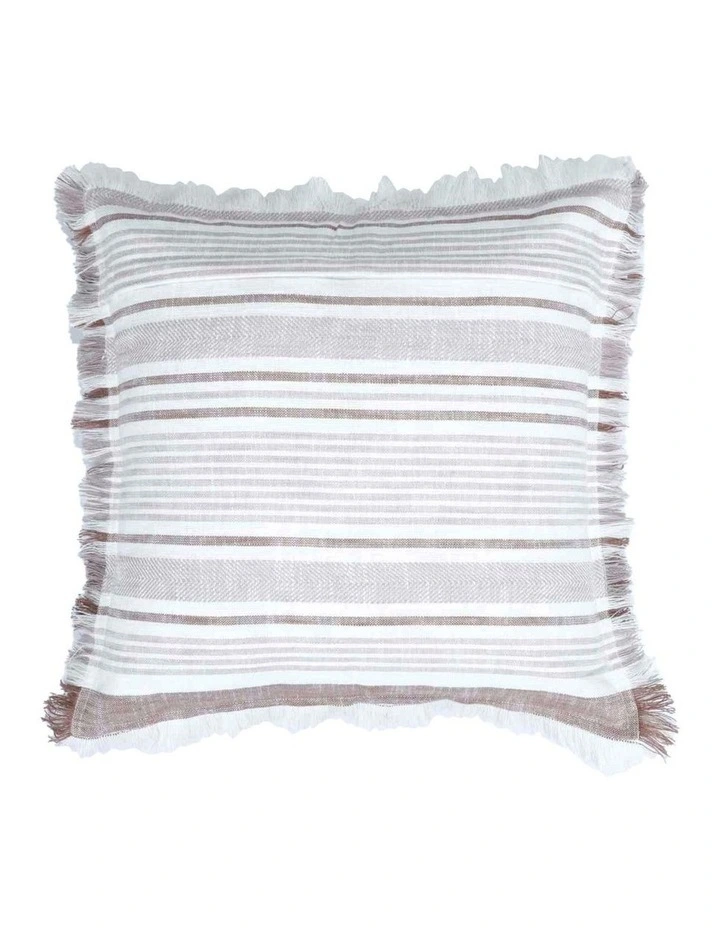 Granada Slub Cushion with Polyester Filling 50x50cm Rust image 3