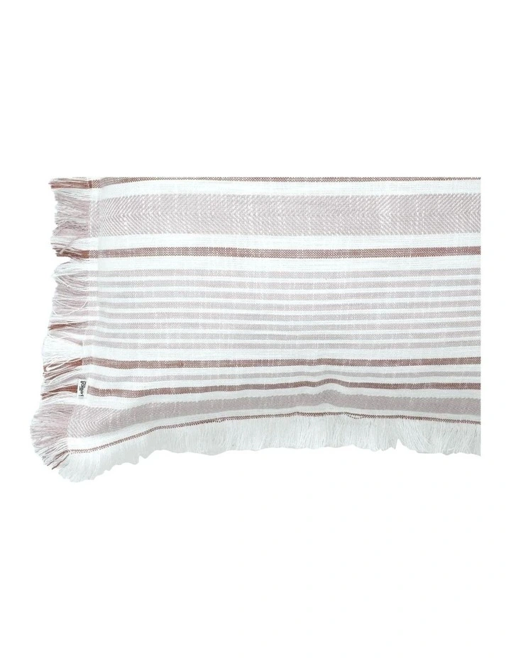 Granada Slub Cushion with Polyester Filling 50x50cm Rust image 4