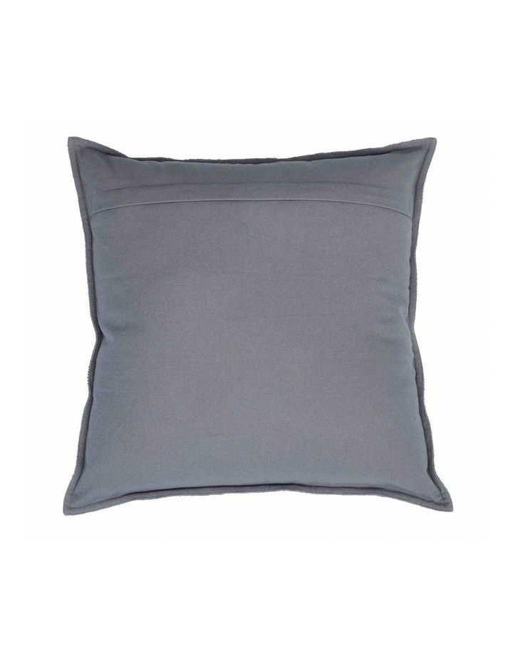 Elise Fancy Slub Cushion with Polyester Filling 50x50cm Charcoal image 3