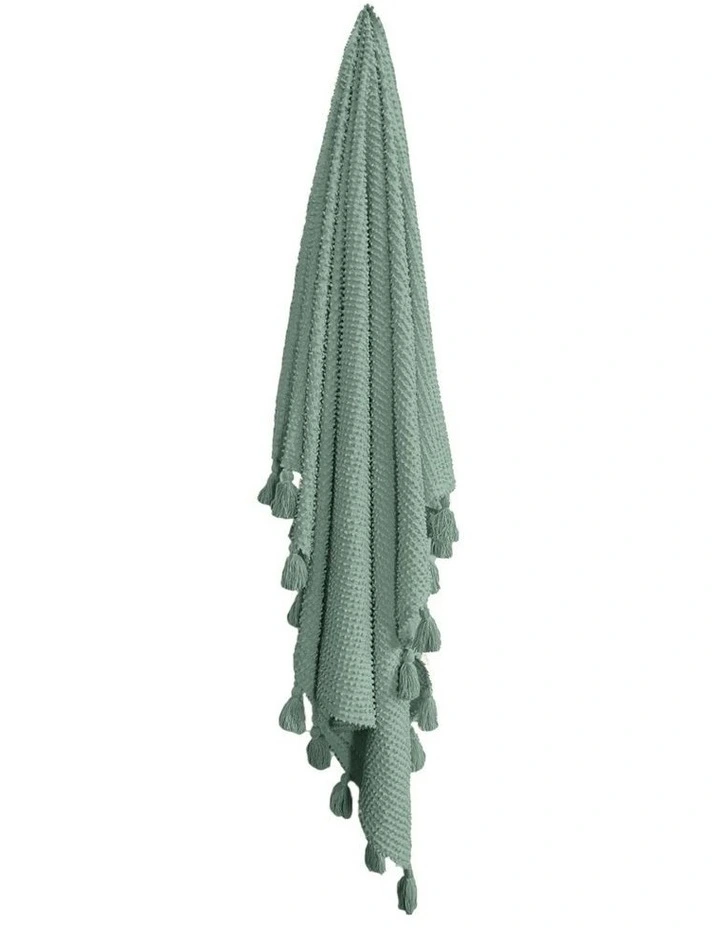 Luna Throw 130x170x1cm Soft Green image 3