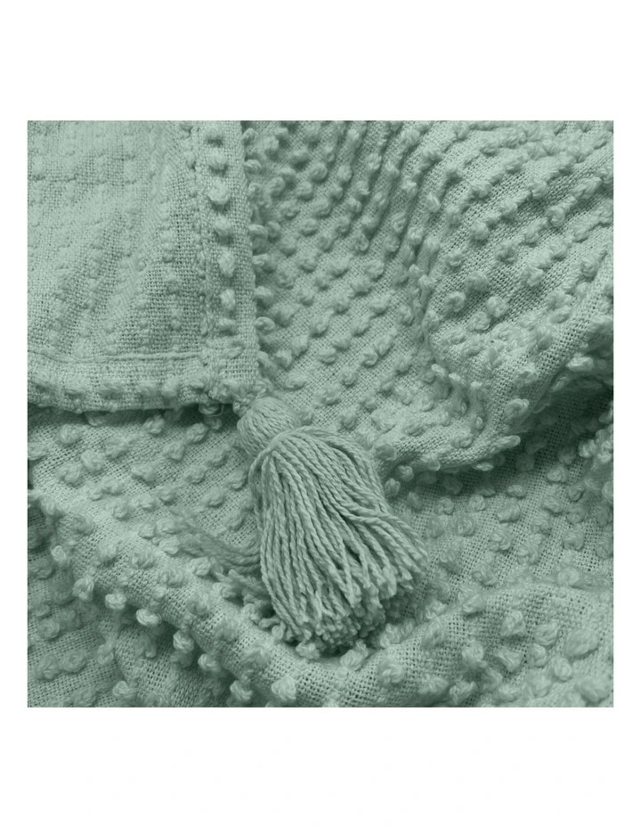 Luna Throw 130x170x1cm Soft Green image 4