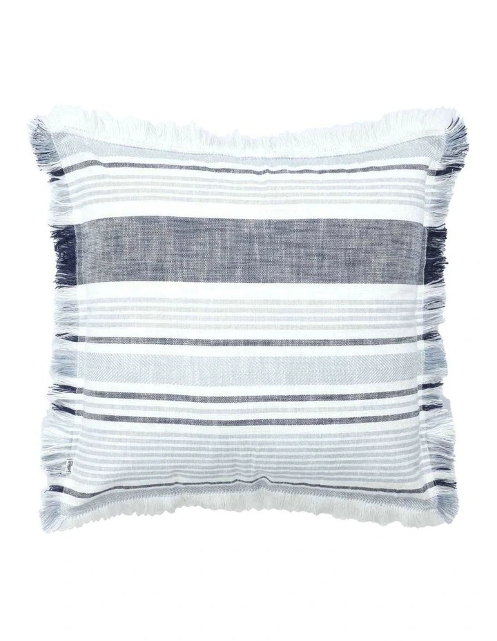 Granada Slub Cushion with Polyester Filling 50x50cm Blue image 1