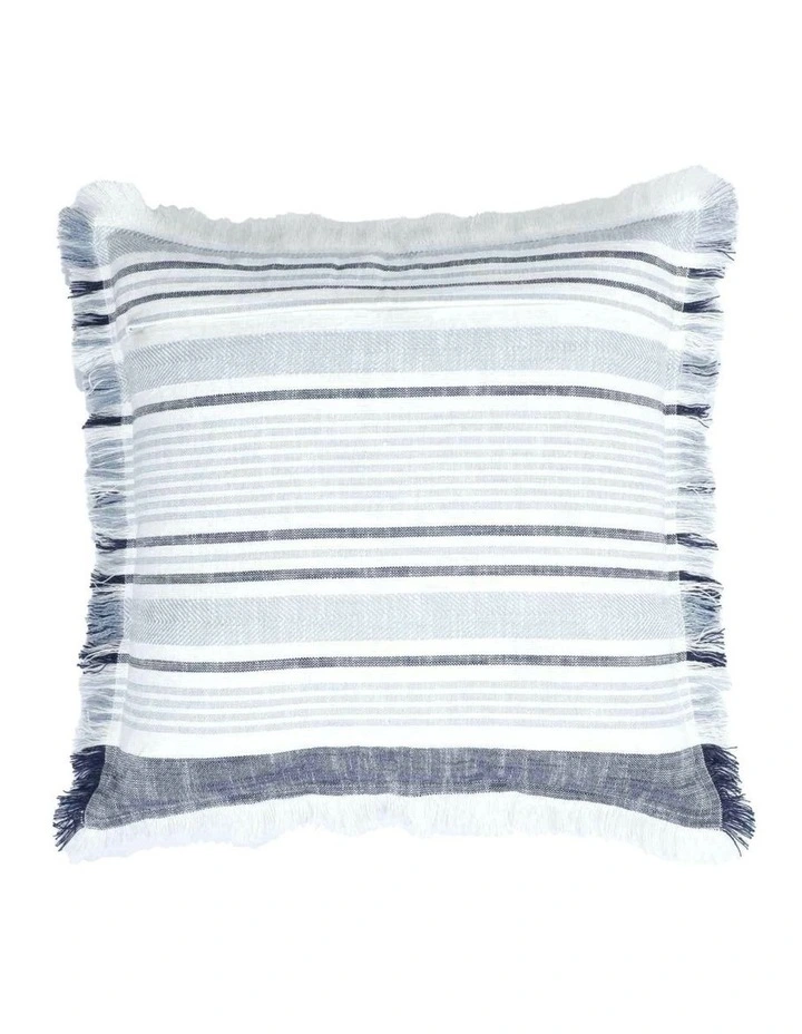 Granada Slub Cushion with Polyester Filling 50x50cm Blue image 2