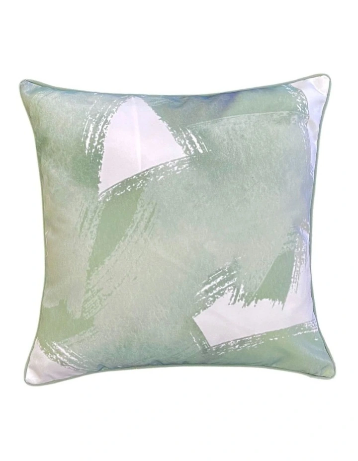 Canvas Outdoor Cushion 50x50x12cm Olive image 1