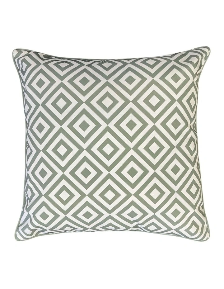 Canvas Outdoor Cushion 50x50x12cm Olive image 2