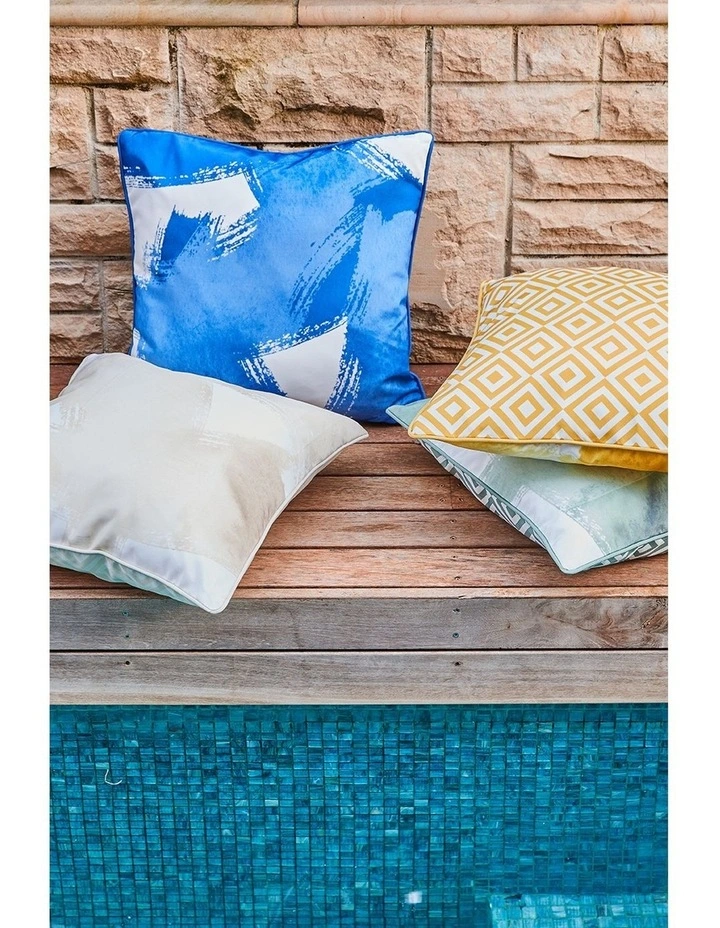 Canvas Outdoor Cushion 50x50x12cm Olive image 4
