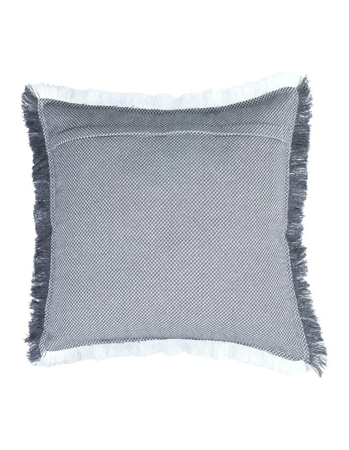 Capri Textured Cushion with Polyester Filling 50x50cm Dark Grey image 2