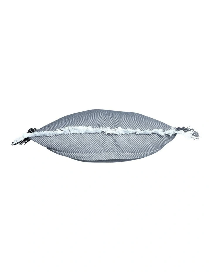 Capri Textured Cushion with Polyester Filling 50x50cm Dark Grey image 3