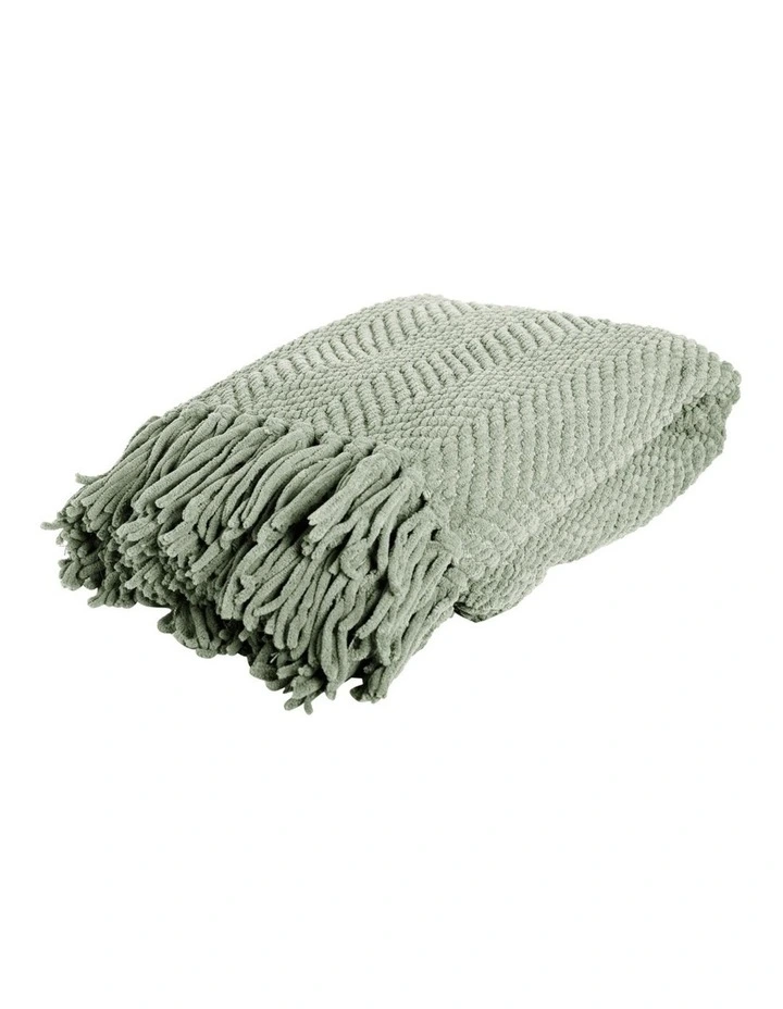 Louie Throw 130x160cm Green Mist image 1