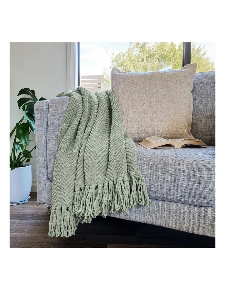 Louie Throw 130x160cm Green Mist image 4