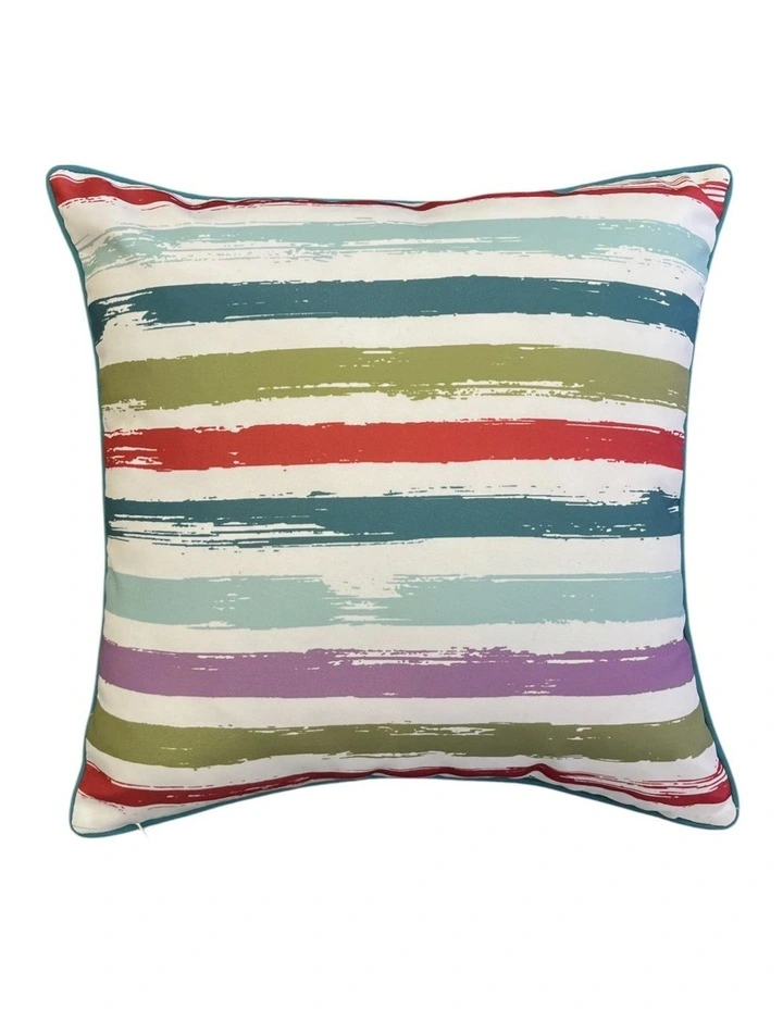 Kookaburra Outdoor Cushion 50x50x12cm Green & Ivory Multi image 2