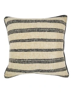 Savanna Cushion 50x50x0.5cm Natural & Black Multi