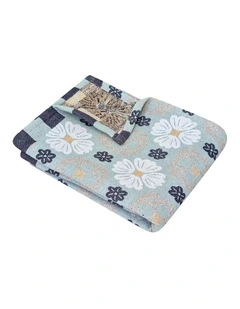 Zoe Throw 130x160cm Peppermint & White Multi