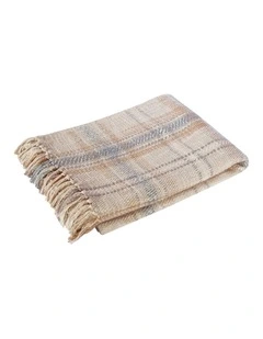 Rhiannon Throw 130x160cm Grey Beige Multi