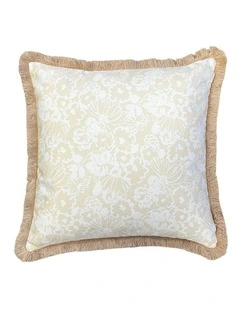 Grace Outdoor Cushion 50x50x12cm Taupe & Olive Multi