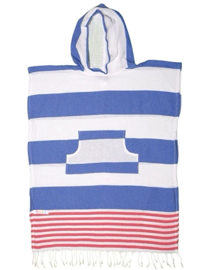 Hooded Beach Towel in Sailor Blue image 1