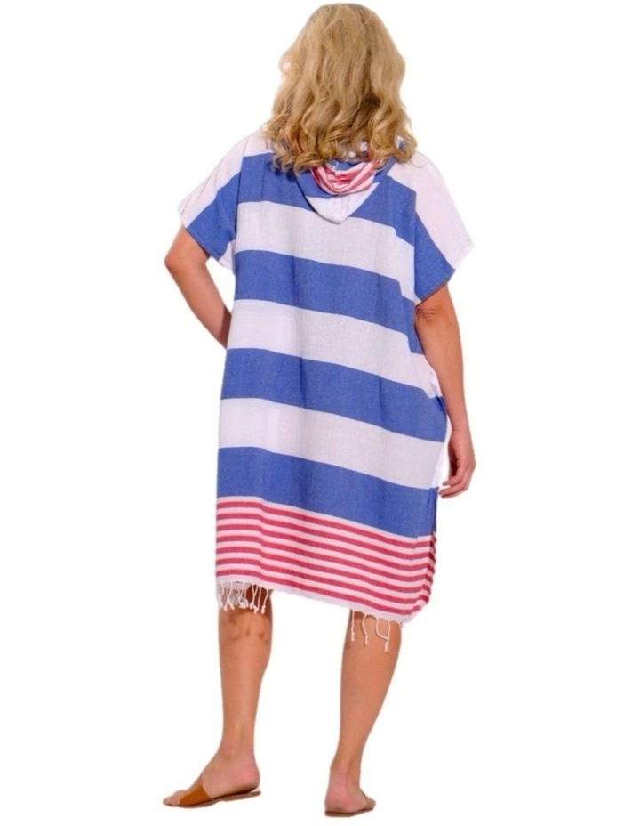 Hooded Beach Towel in Sailor Blue image 4