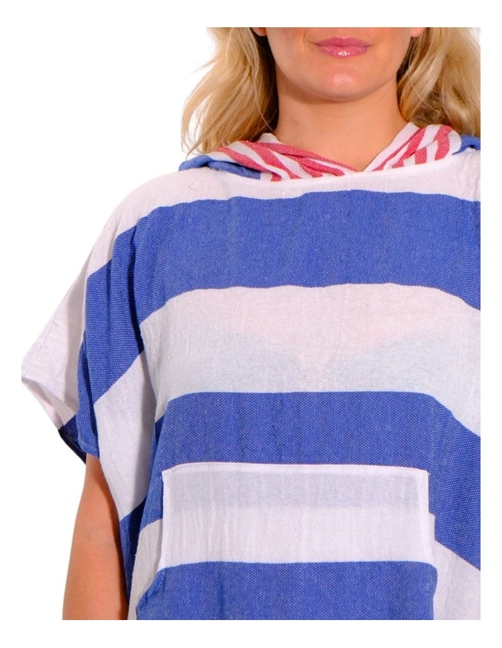 Hooded Beach Towel in Sailor Blue image 7