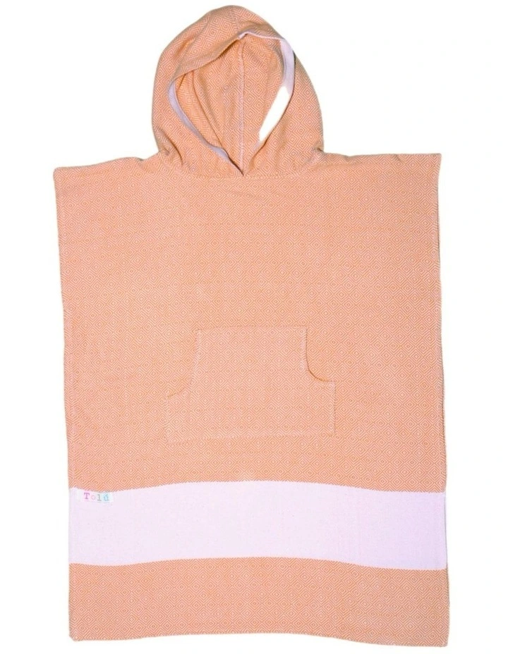 Hooded Beach Towel in Orange image 1