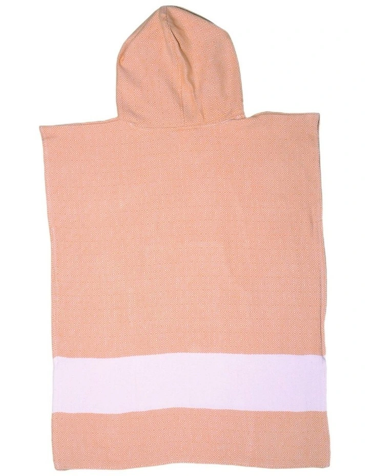 Hooded Beach Towel in Orange image 2