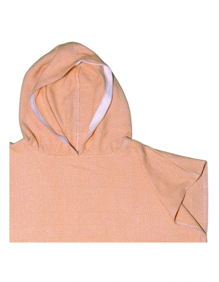 Hooded Beach Towel in Orange image 5