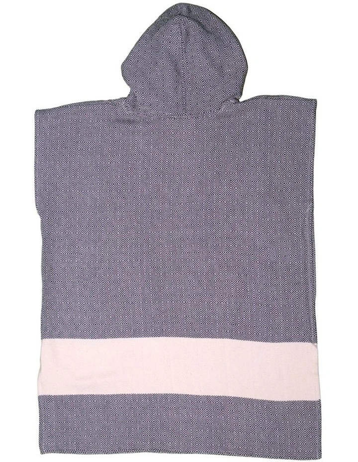 Hooded Beach Towel in Black And White image 2