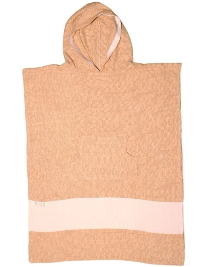 Hooded Beach Towel in Dark Yellow image 1
