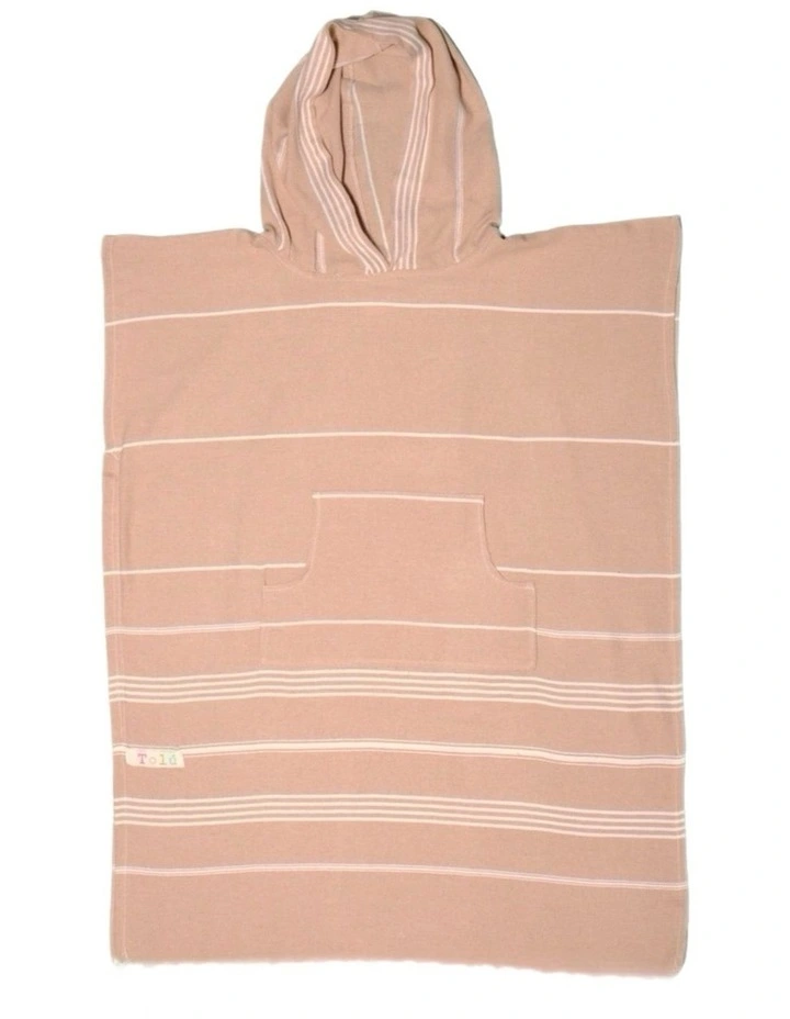 Hooded Beach Towel in Pale Brown image 1