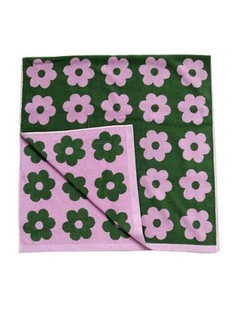 Flowerbed Bath Towel