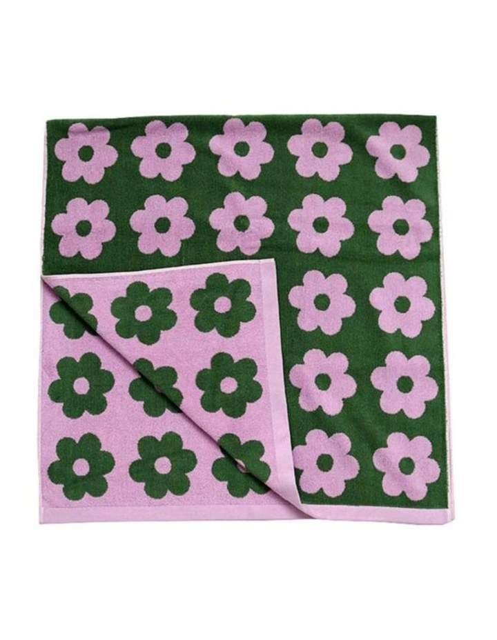 Flowerbed Bath Towel image 1