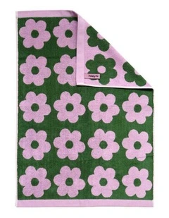 Flowerbed Hand Towel