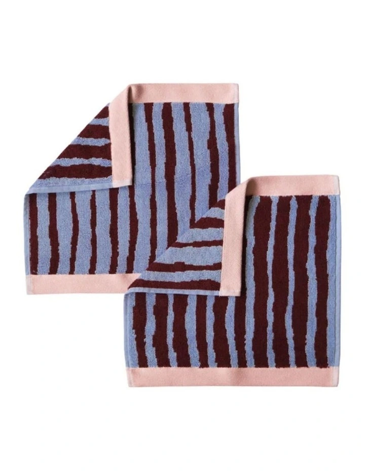 Strokes Face Washer 2 Pack image 1