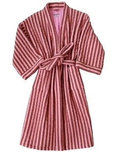 Sundae Seersucker Quilted Robe