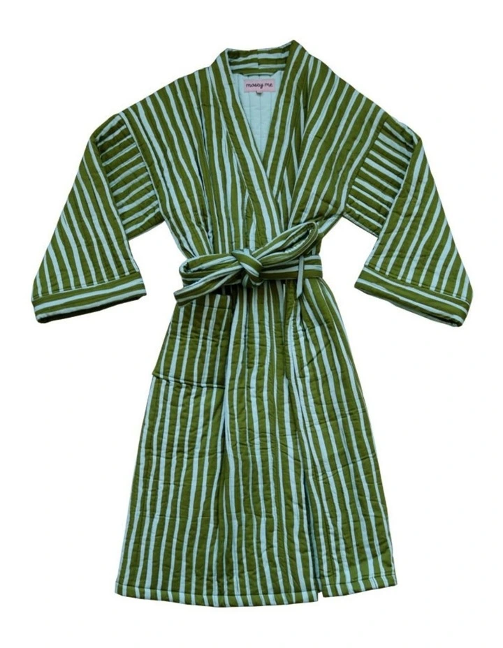 Strokes Quilted Robe image 1