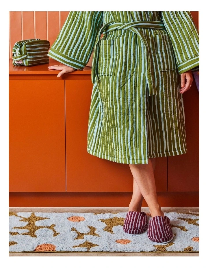 Strokes Quilted Robe image 2