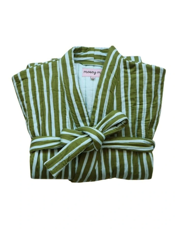 Strokes Quilted Robe image 3