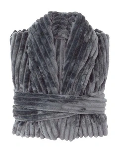 Channel Fleece Robe