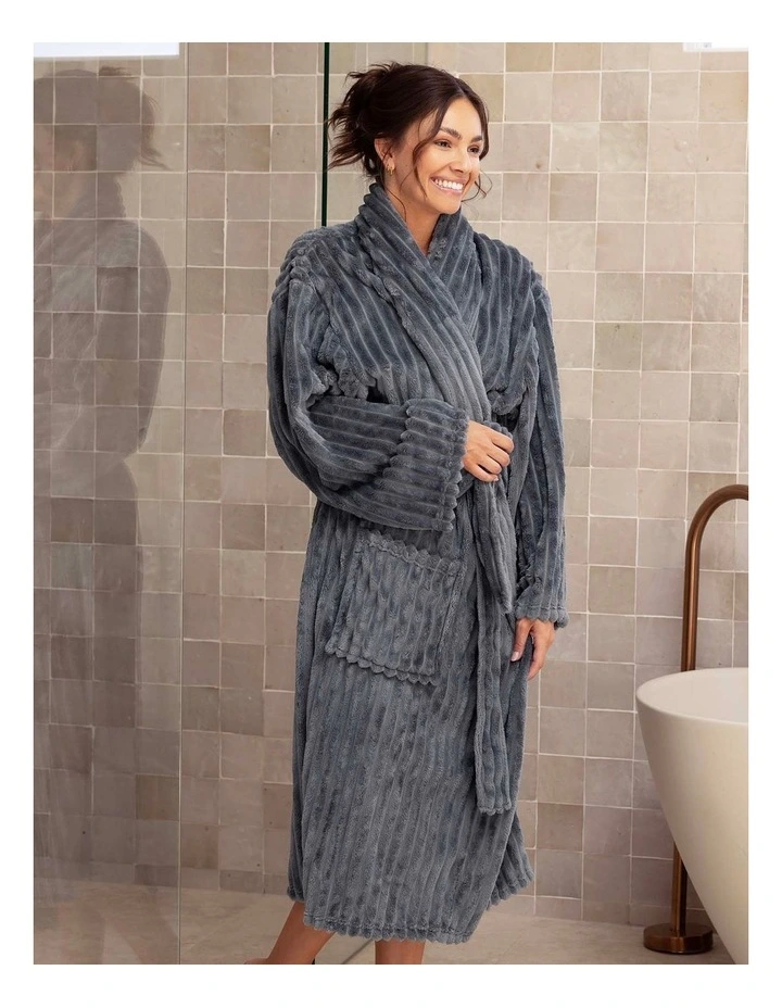 Channel Fleece Robe image 3