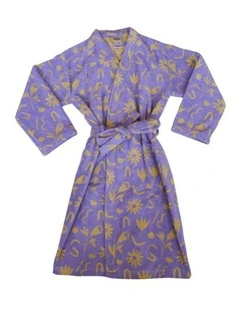 Floral Dreams Terry Robe