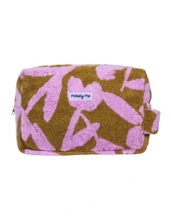 Abstract Terry Toiletry Bag
