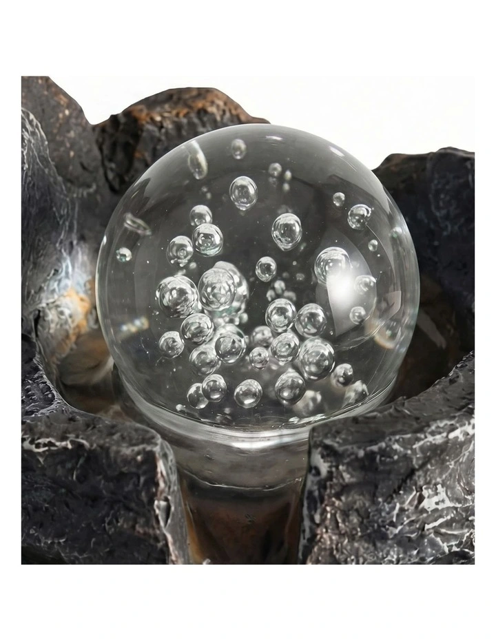 Spector Tabletop Water Fountain Resin Indoor Water Feature 3 Flow Levels Office image 4