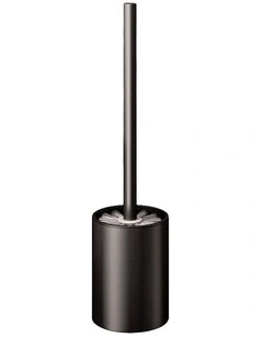 SOGA 27cm Wall Mounted Toilet Brush Holder Bathroom Cleaning Brush Black