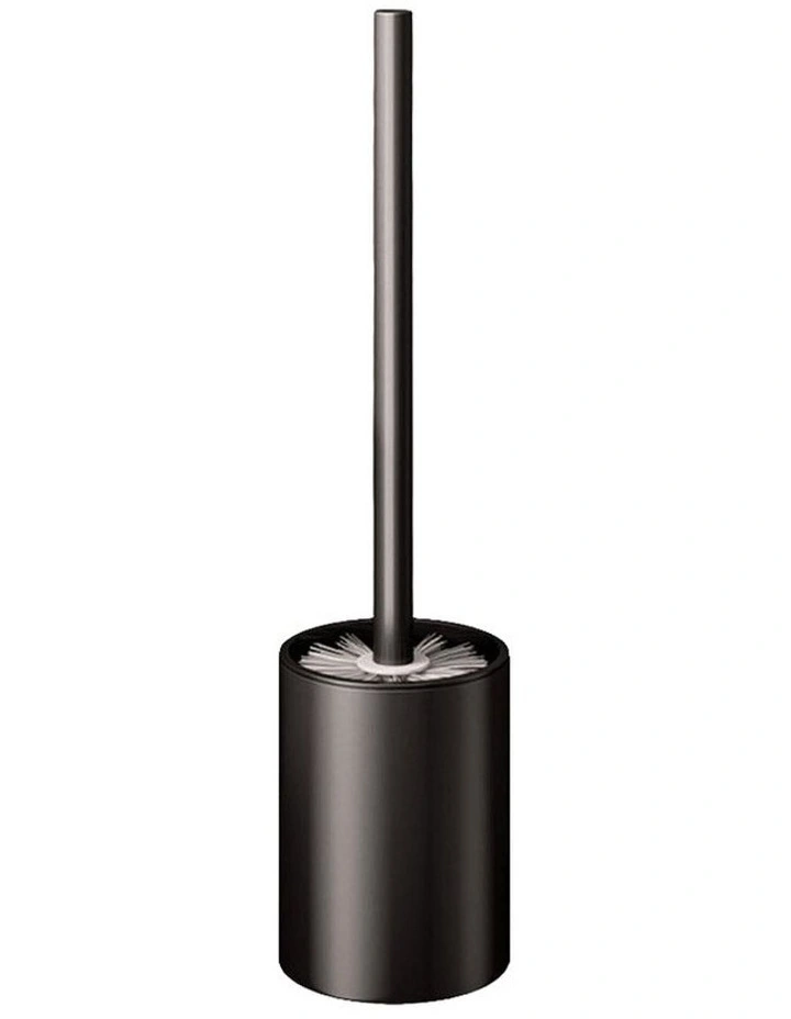 SOGA 27cm Wall Mounted Toilet Brush Holder Bathroom Cleaning Brush Black image 1