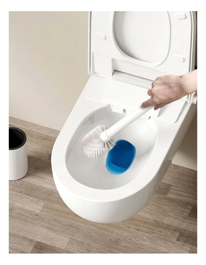 SOGA 2X 27cm Wall Mounted Toilet Brush Holder Bathroom Cleaning Brush White image 6